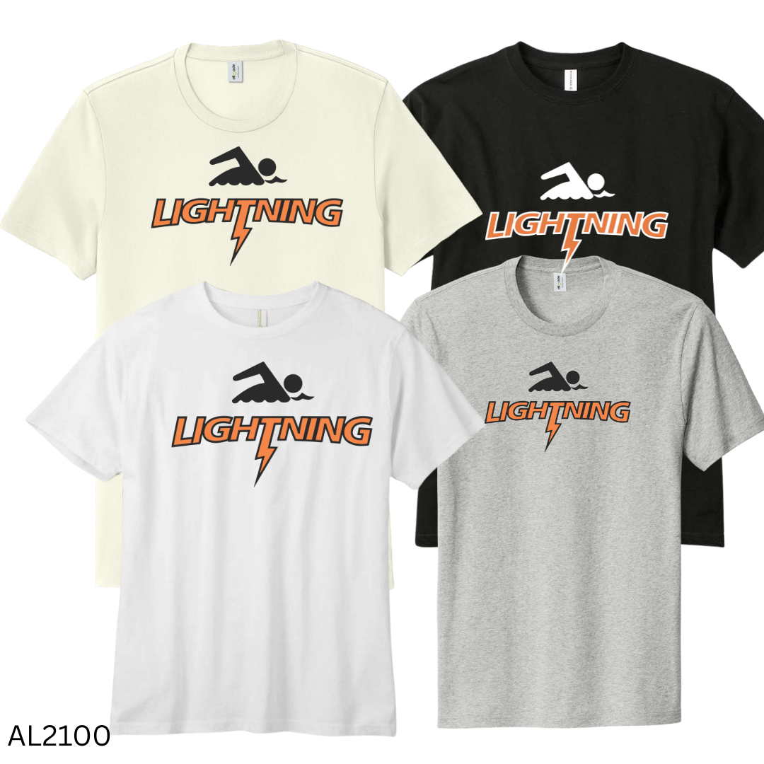 LWR Lightning Allmade® Unisex Organic Cotton Tee - AL2100  Allmade® Unisex Organic Cotton Tee