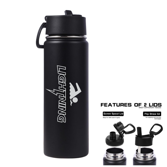 LWR Lightning Engraved Bottle