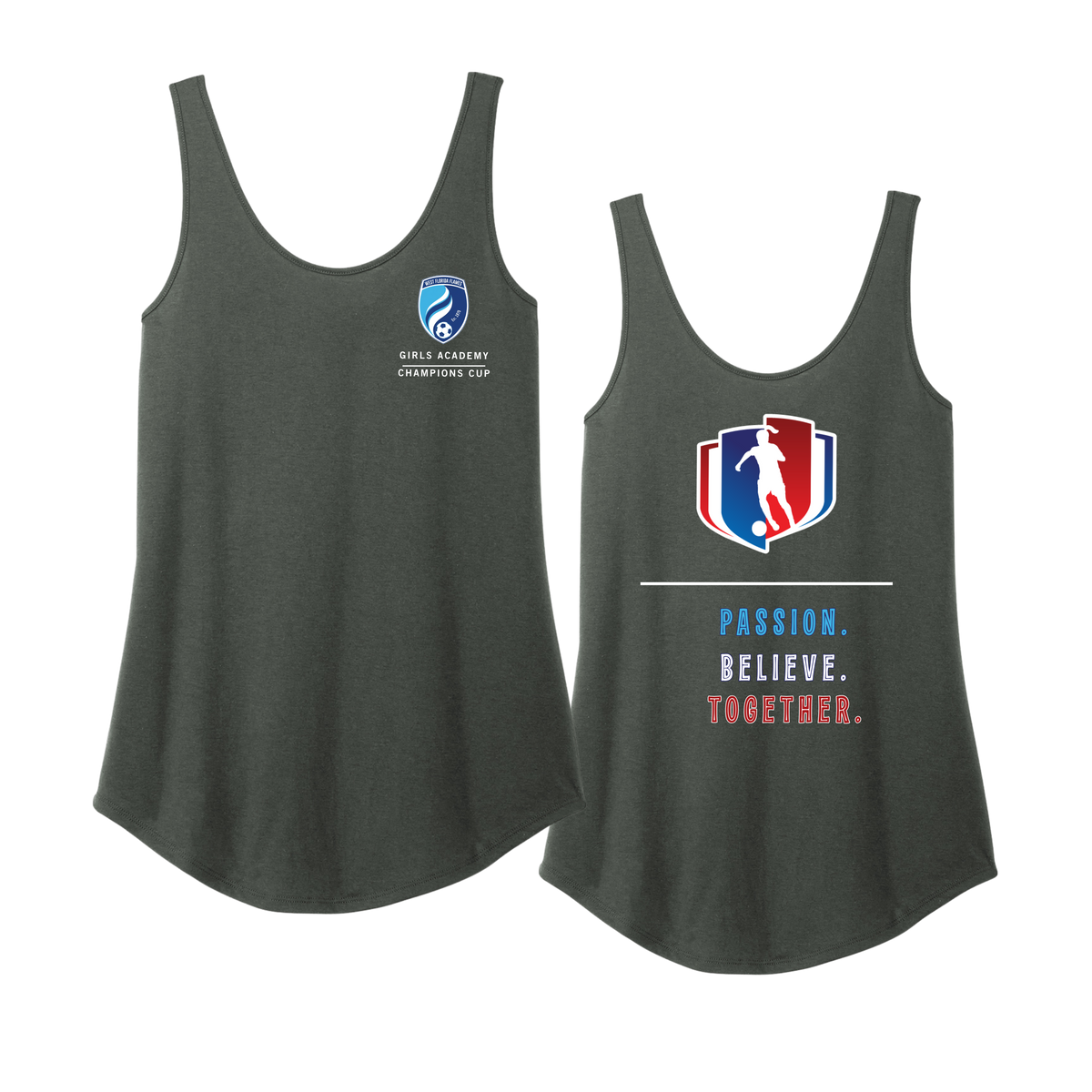 West Florida Flames DT151  District® Women’s Perfect Tri® Relaxed Tank