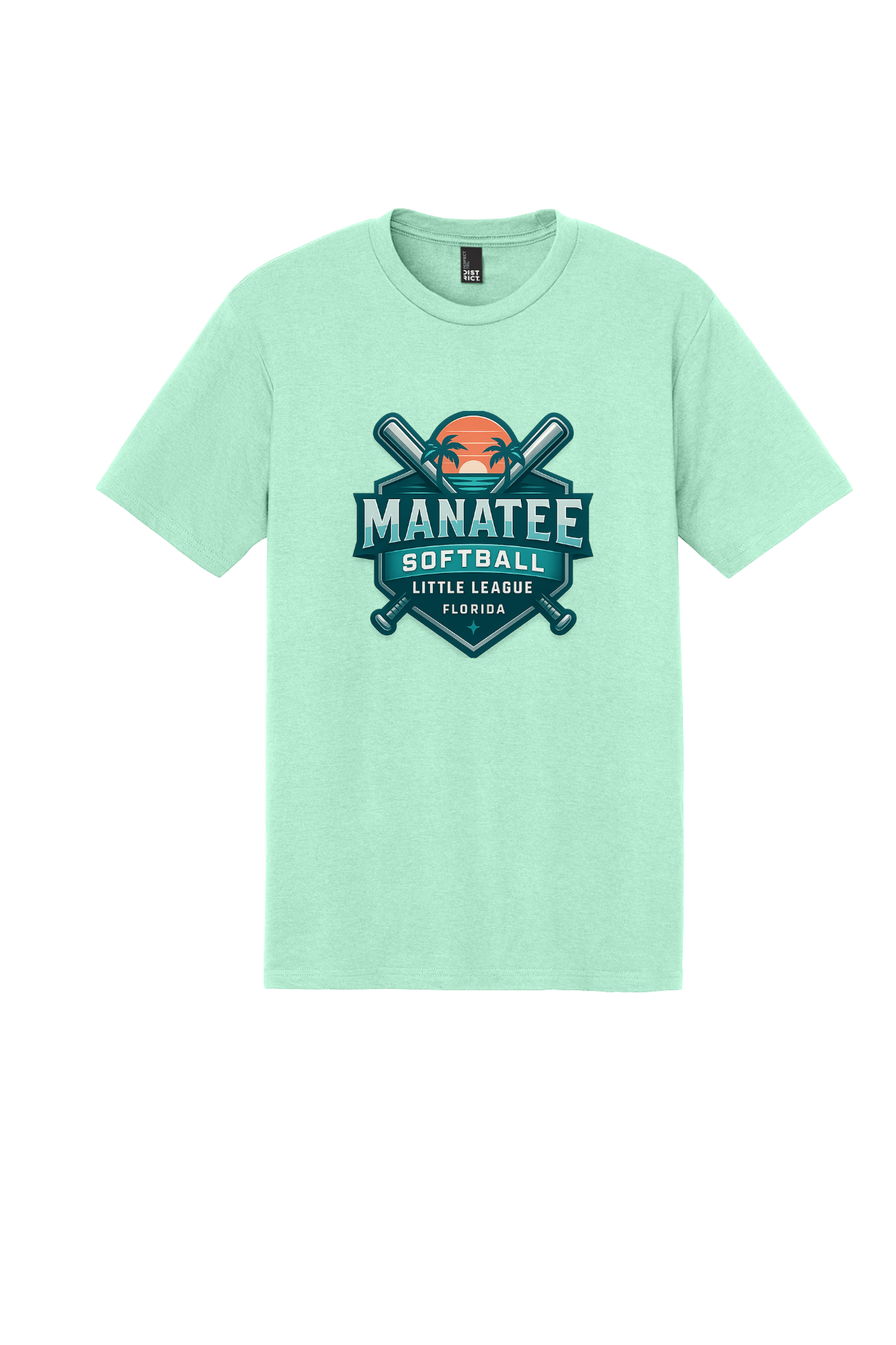 Manatee Softball District ® Perfect Tri®Tee. DM130/DT132Y