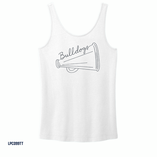 Bulldogs - LPC099TT Port & Co™ Women's Beach Wash® Garment-Dyed Tank