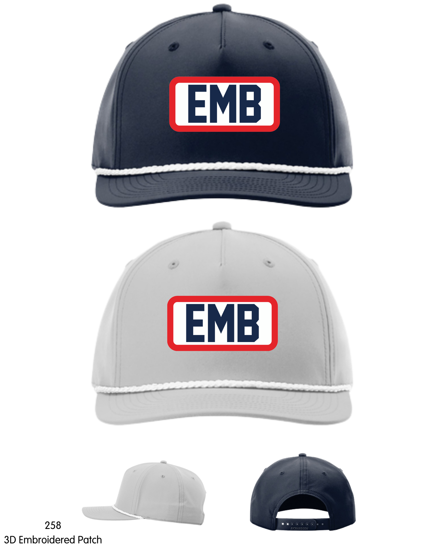 East Manatee Bulldogs - Hats with Embroidered Patch