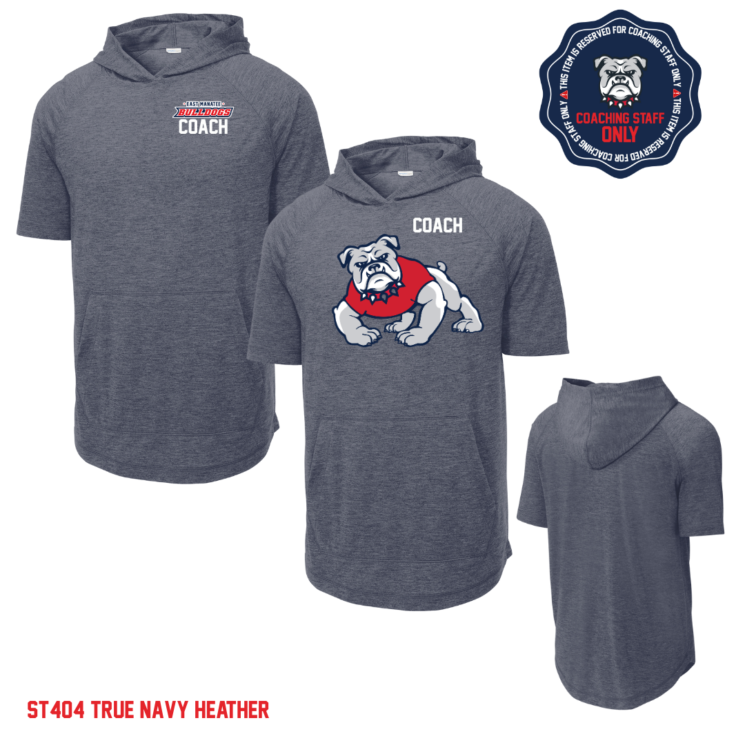 EMB Coach - ST404 Sport-Tek ® PosiCharge ® Tri-Blend Wicking Short Sleeve Hoodie