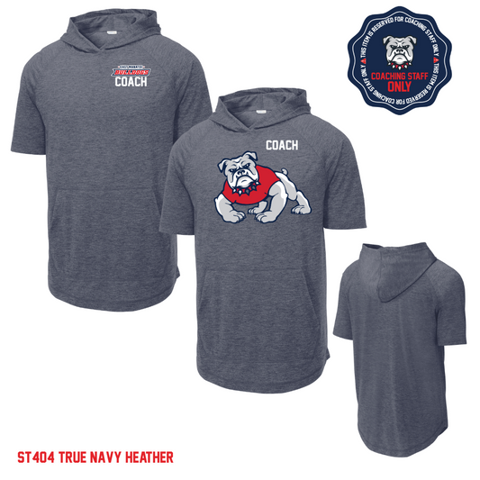 EMB Coach - ST404 Sport-Tek ® PosiCharge ® Tri-Blend Wicking Short Sleeve Hoodie