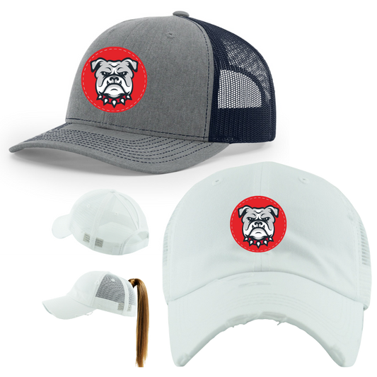East Manatee Bulldogs - Hats with Leather Patch