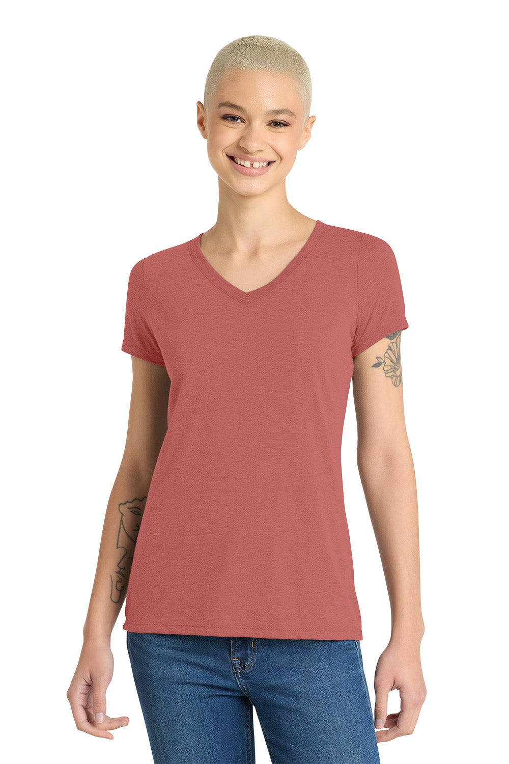 District® Women’s Perfect Tri® V-Neck Tee DM1350L