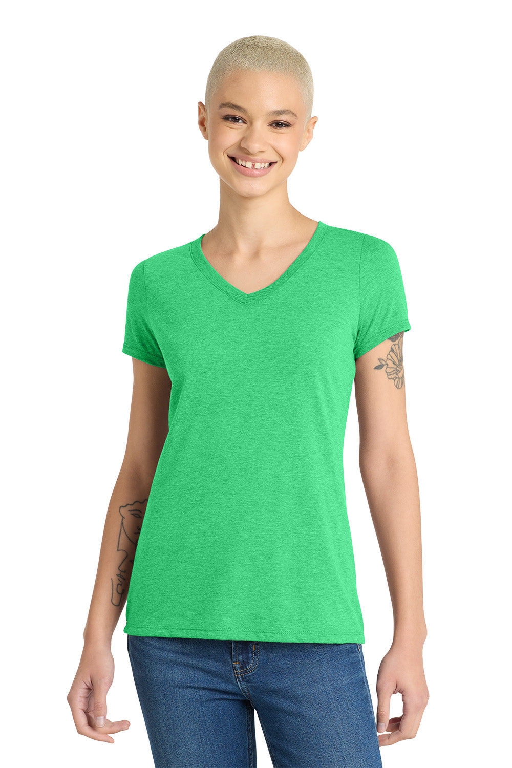 District® Women’s Perfect Tri® V-Neck Tee DM1350L