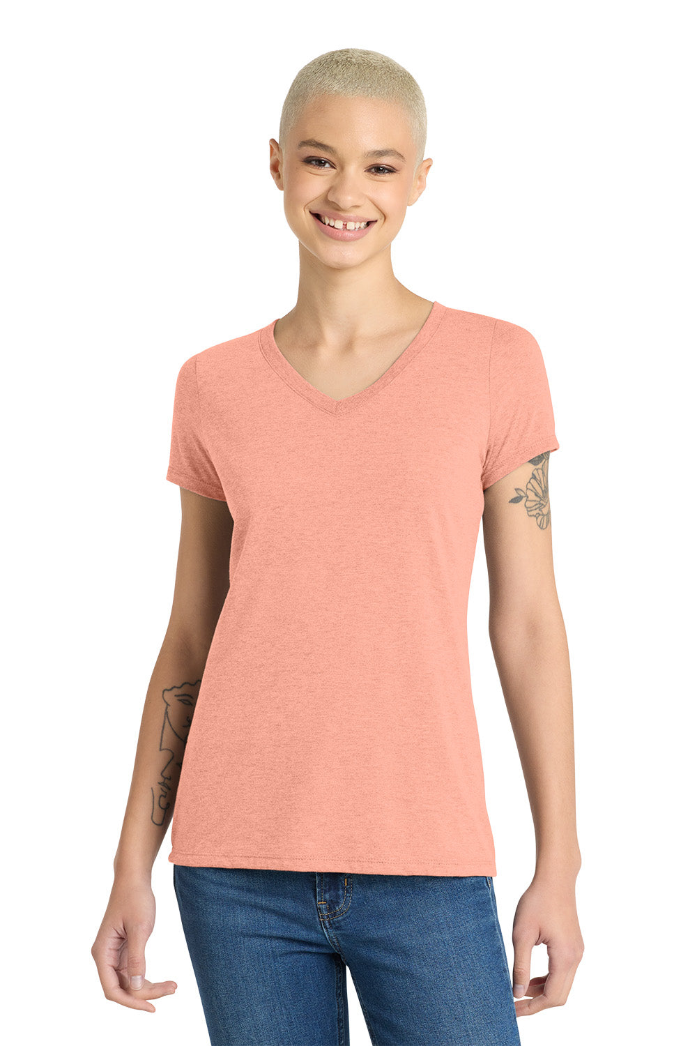 District® Women’s Perfect Tri® V-Neck Tee DM1350L