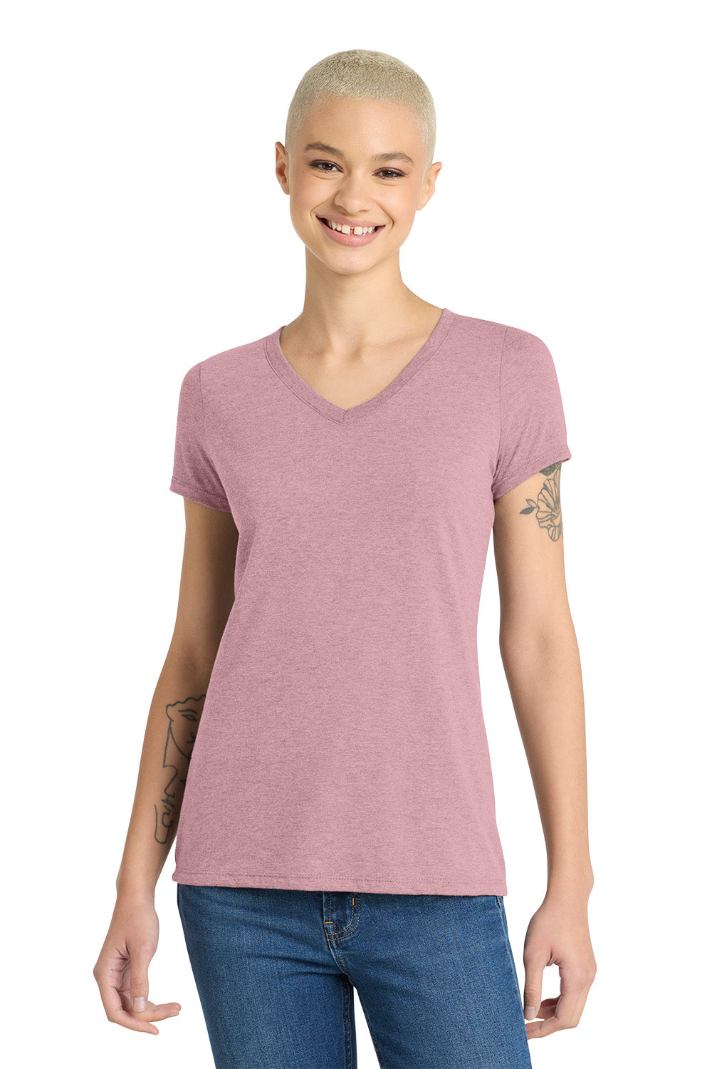 District® Women’s Perfect Tri® V-Neck Tee DM1350L