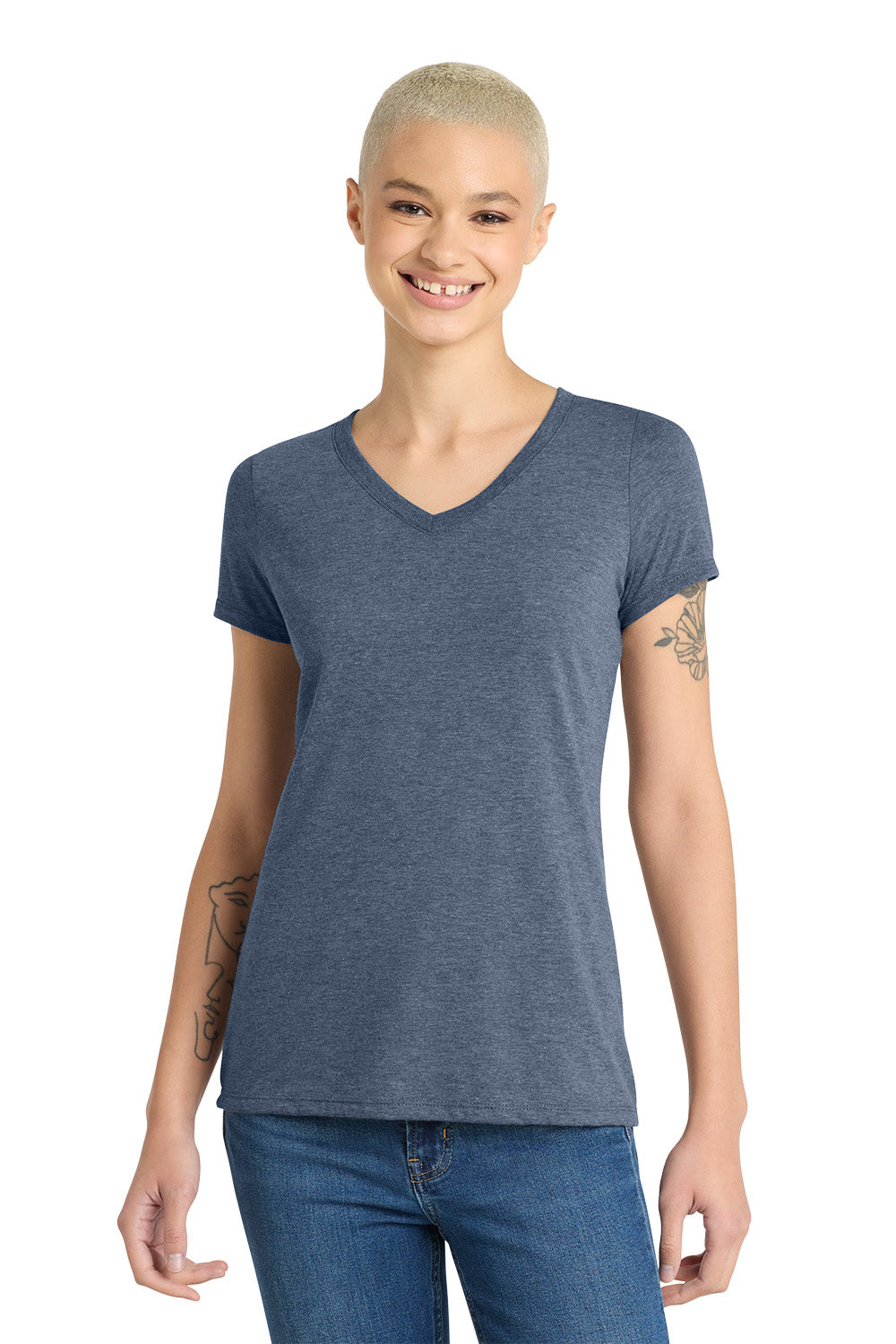 District® Women’s Perfect Tri® V-Neck Tee DM1350L