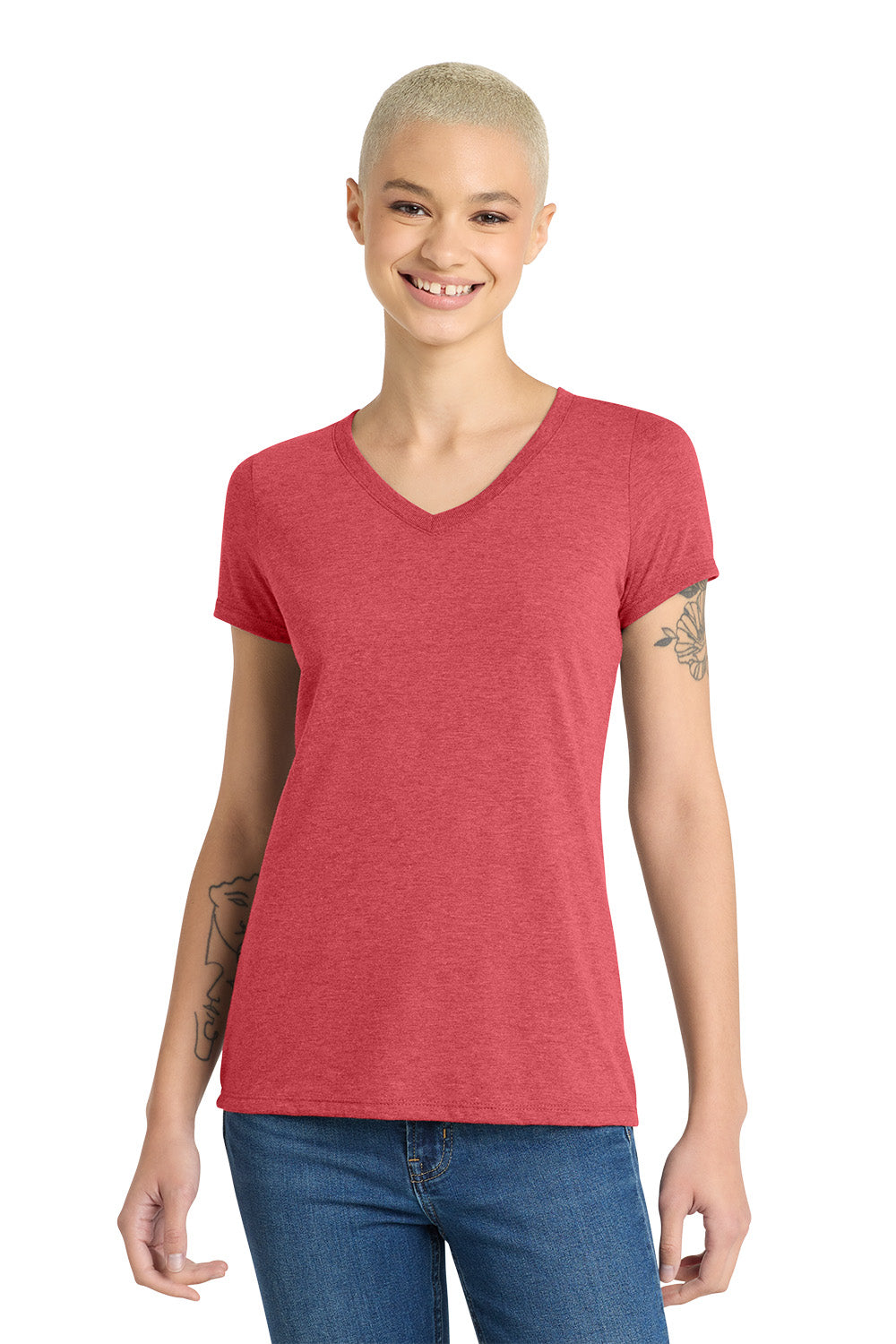 District® Women’s Perfect Tri® V-Neck Tee DM1350L