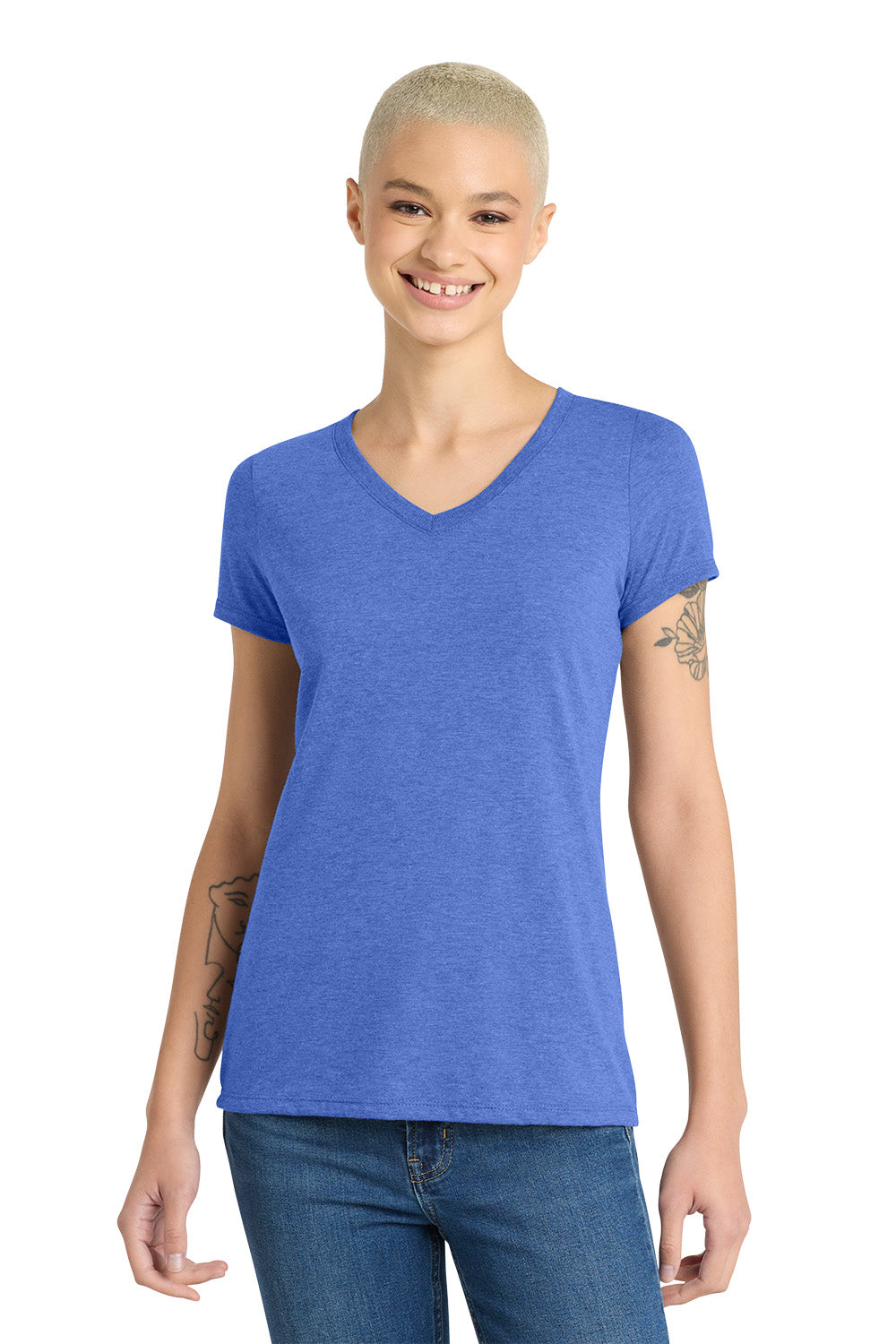 District® Women’s Perfect Tri® V-Neck Tee DM1350L