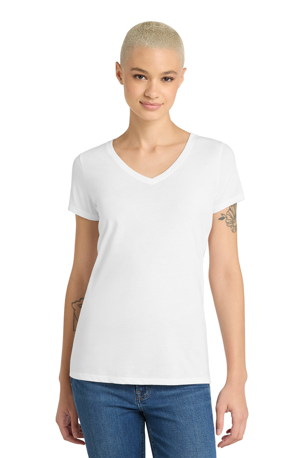 District® Women’s Perfect Tri® V-Neck Tee DM1350L