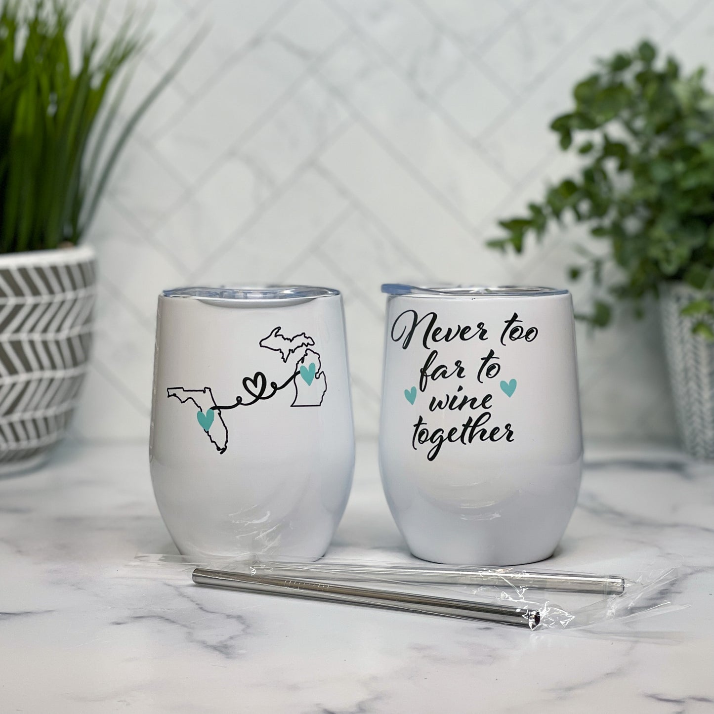 Custom Photo 12 ounce Wine Tumbler