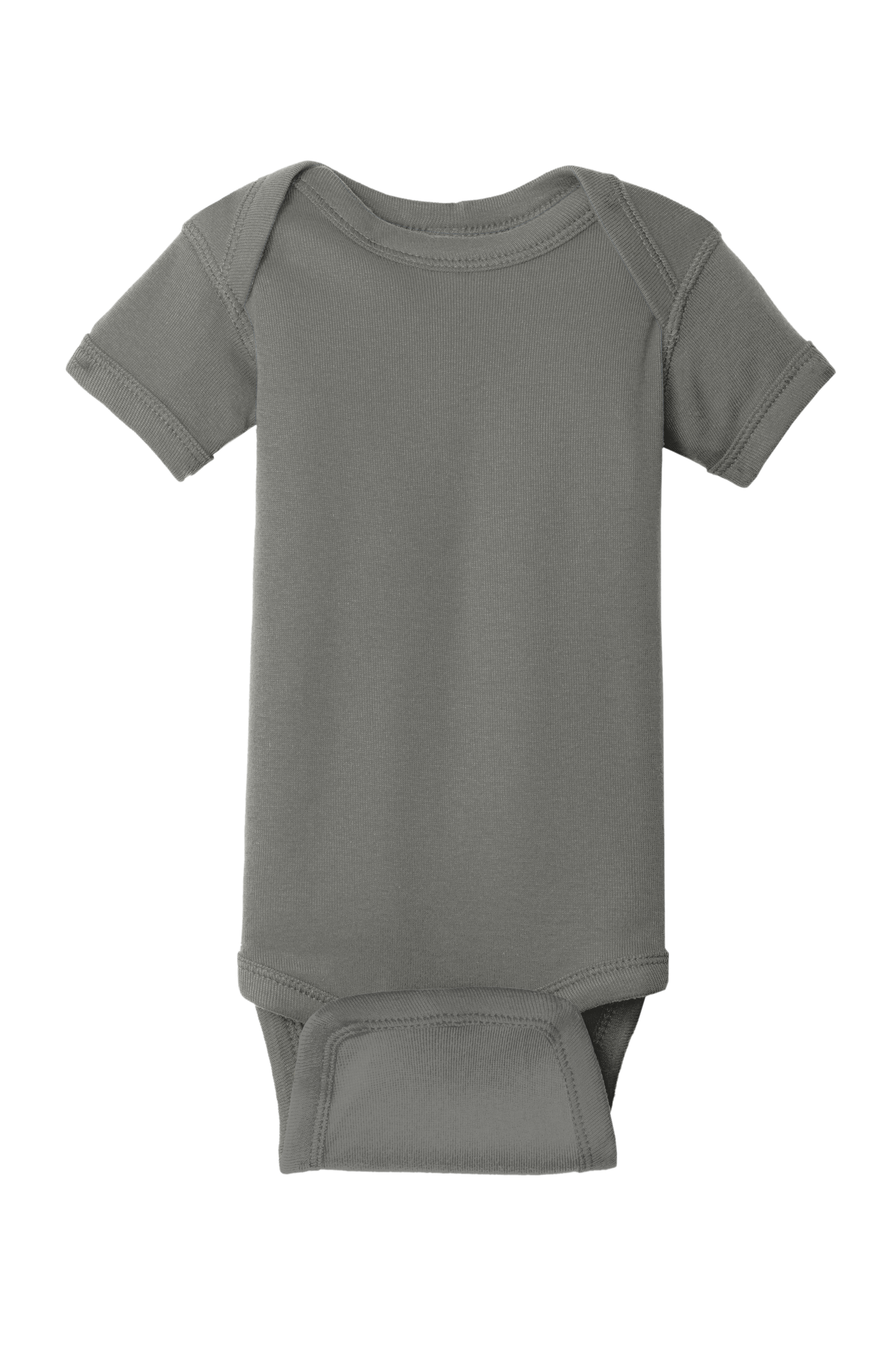 RS4400  Rabbit Skins™ Infant Short Sleeve Baby Rib Bodysuit