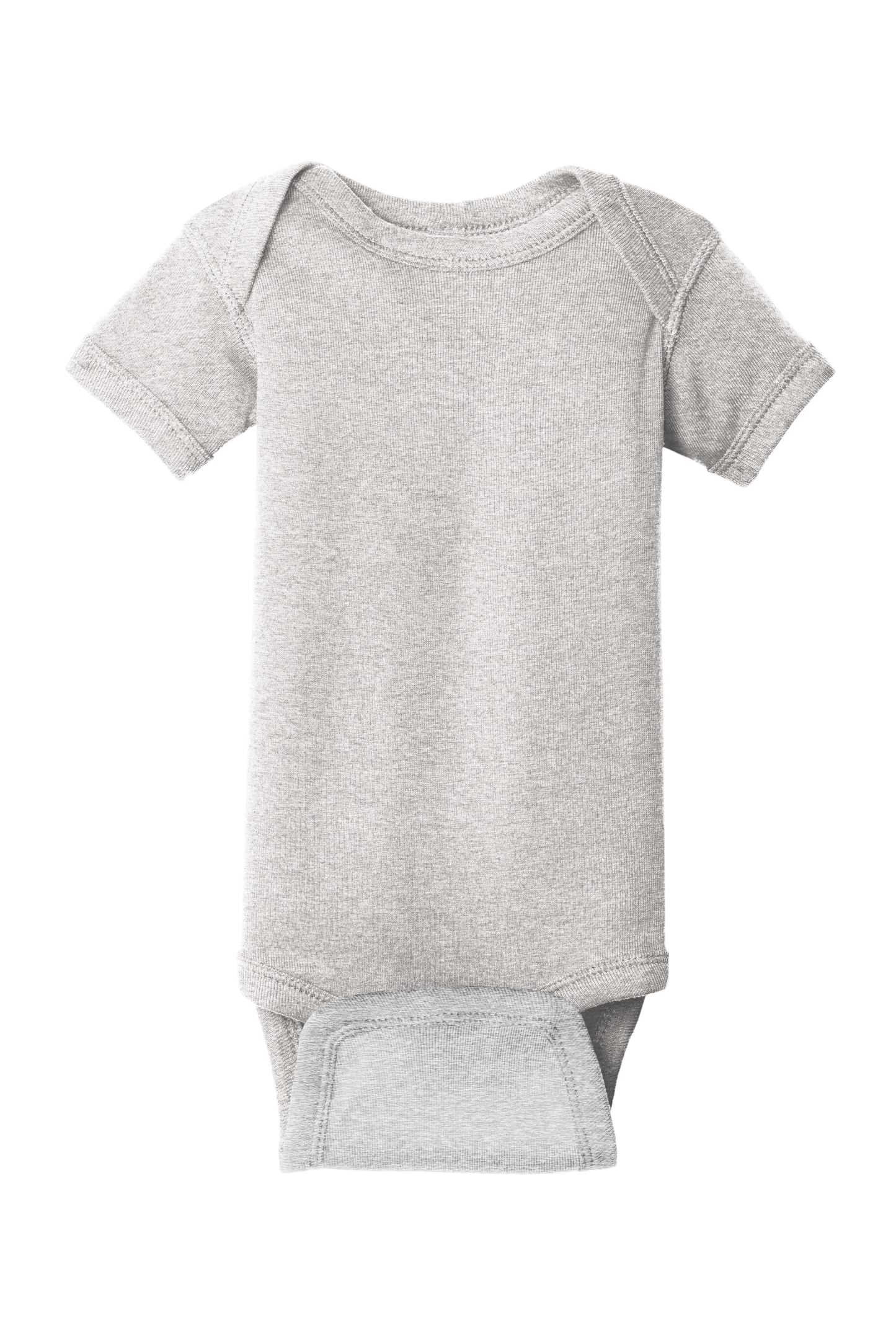 RS4400  Rabbit Skins™ Infant Short Sleeve Baby Rib Bodysuit