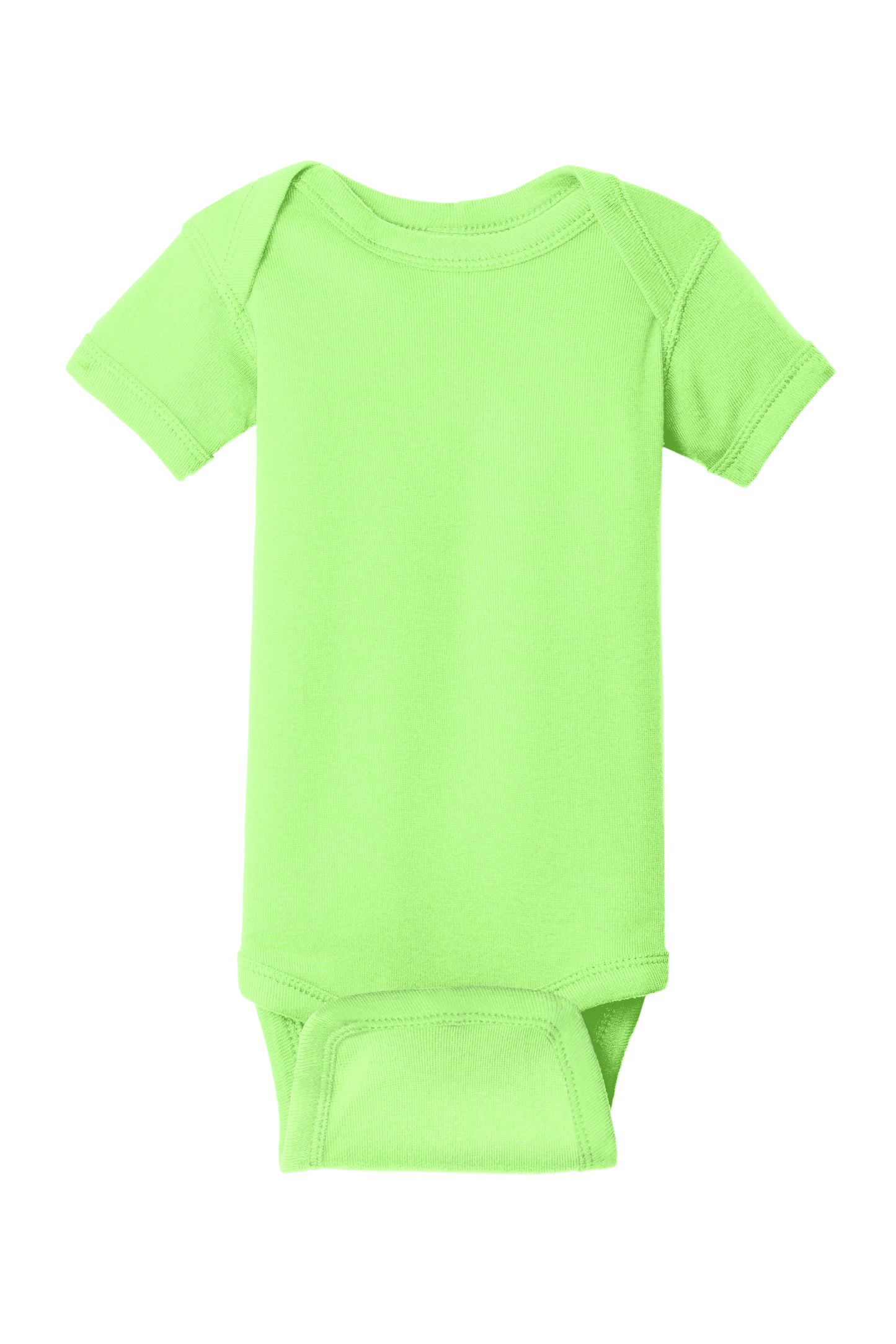 RS4400  Rabbit Skins™ Infant Short Sleeve Baby Rib Bodysuit