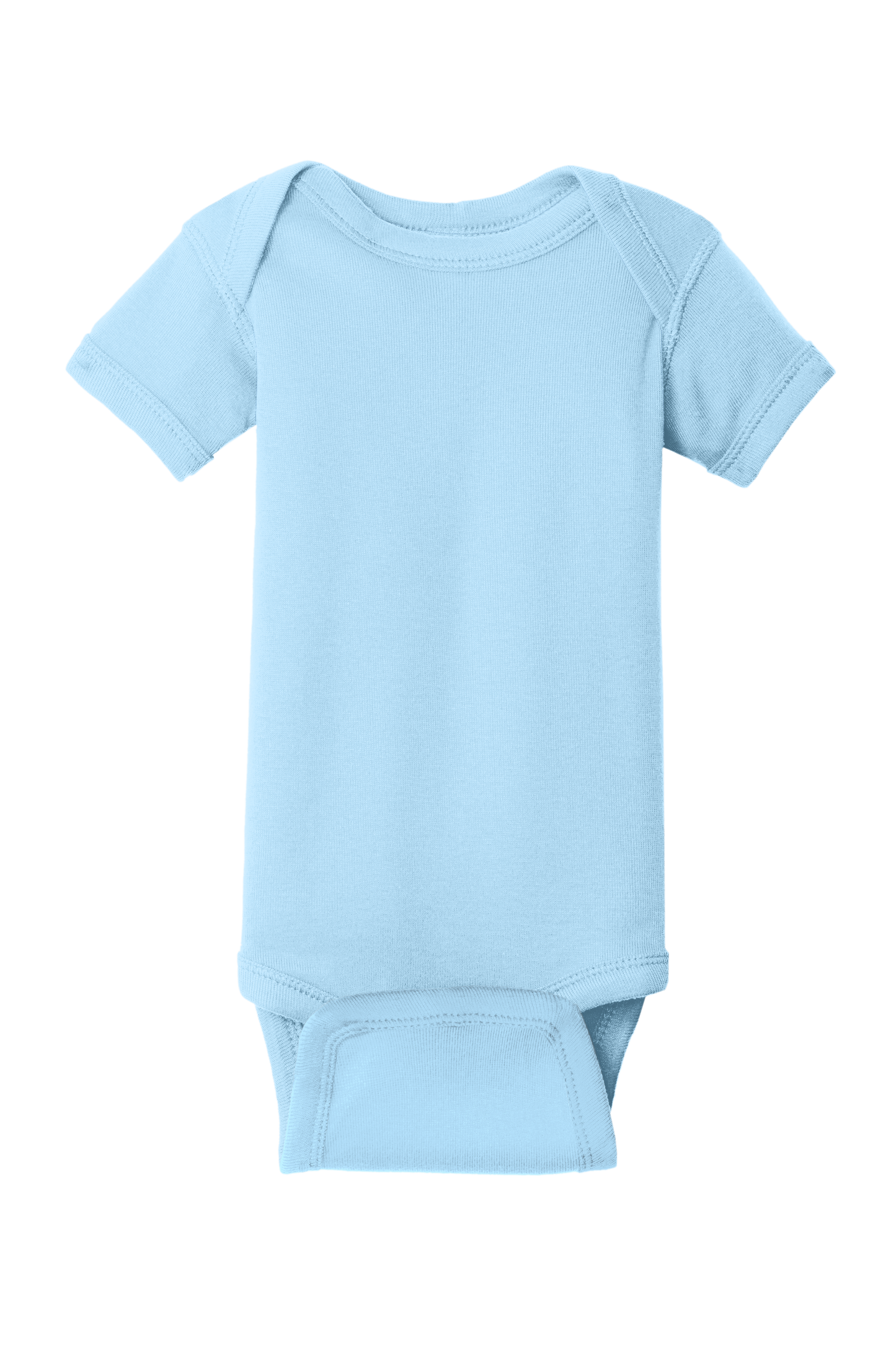 RS4400  Rabbit Skins™ Infant Short Sleeve Baby Rib Bodysuit
