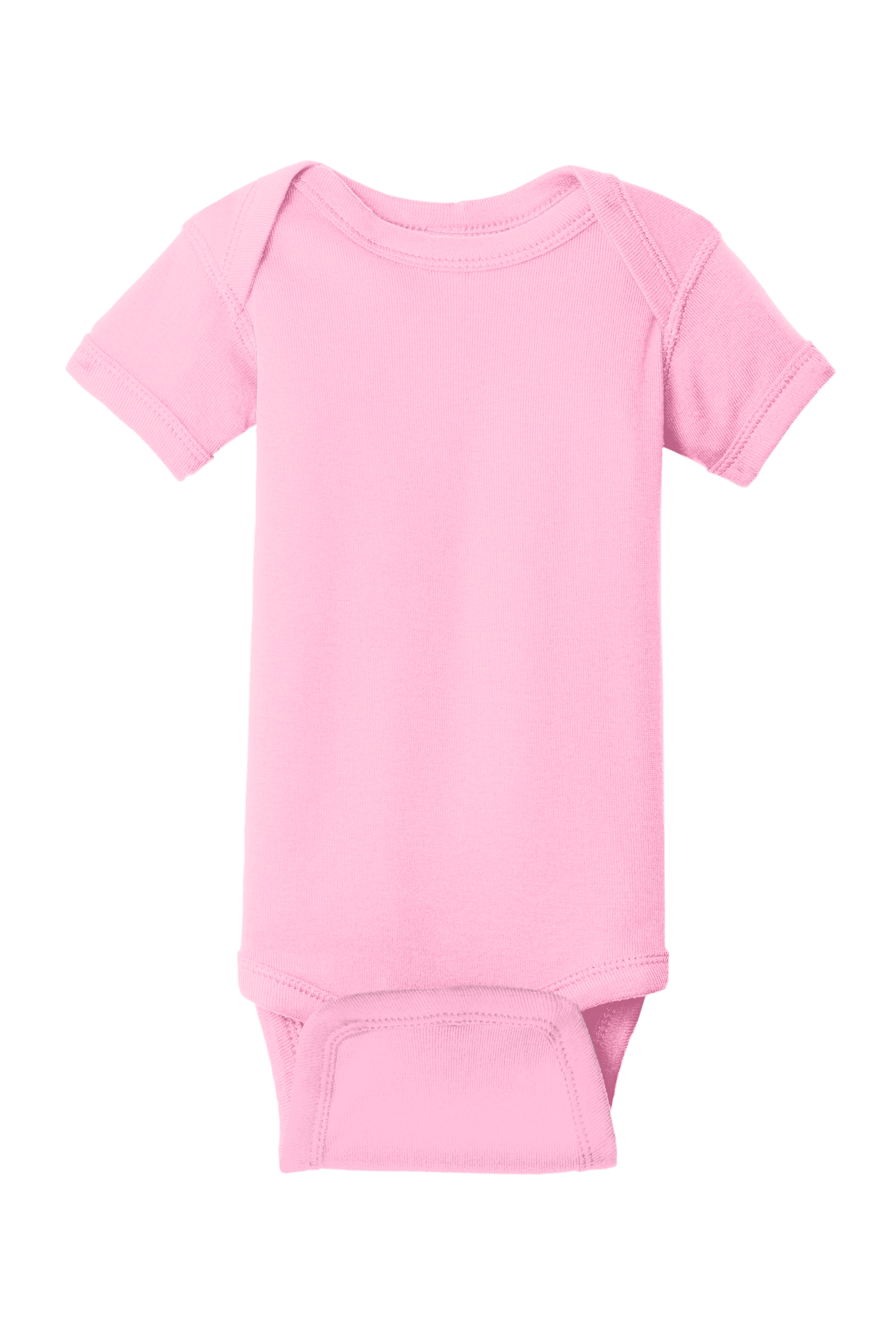 RS4400  Rabbit Skins™ Infant Short Sleeve Baby Rib Bodysuit