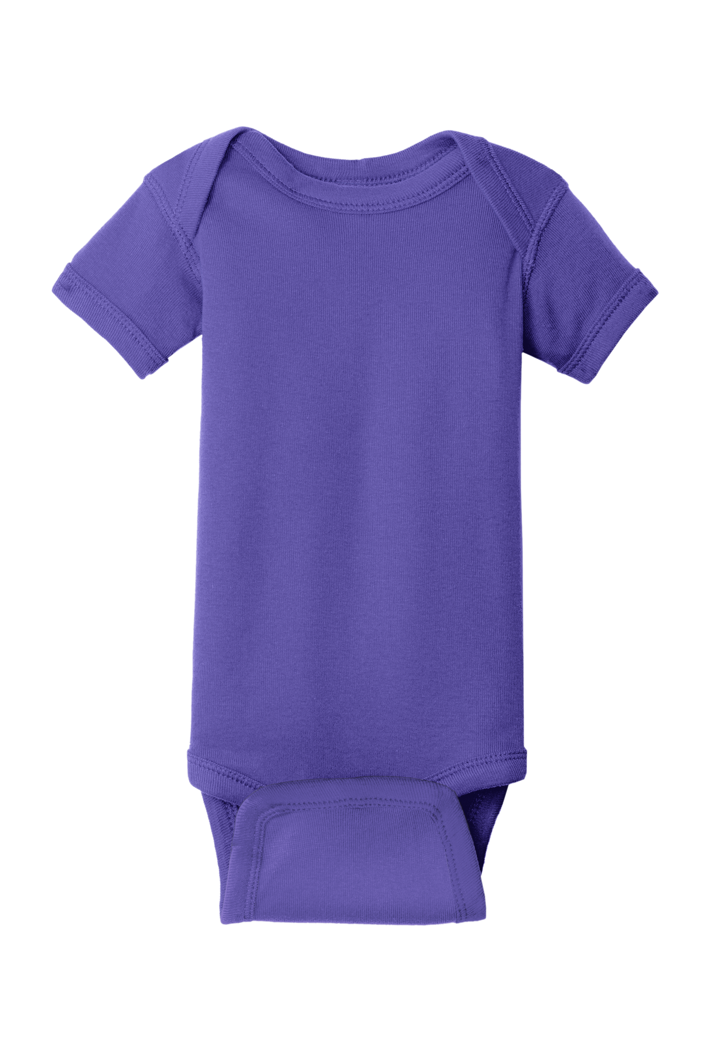 RS4400  Rabbit Skins™ Infant Short Sleeve Baby Rib Bodysuit