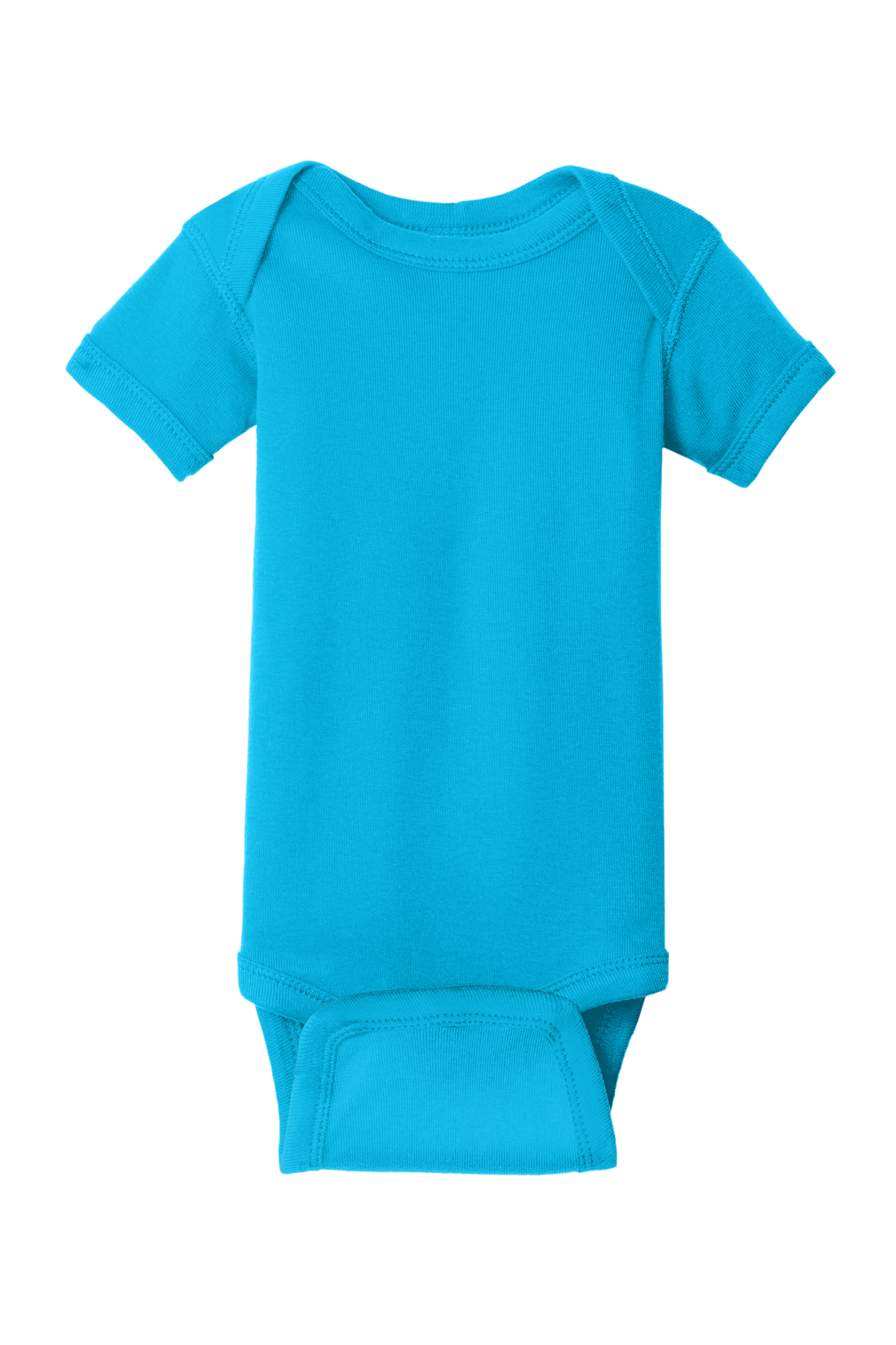 RS4400  Rabbit Skins™ Infant Short Sleeve Baby Rib Bodysuit