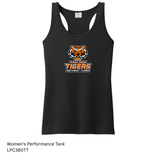 Rawlings Tigers - LPC380TT  Port & Co™ Women's Performance Tank