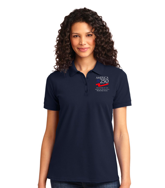 America 250 DAR Core Blend Pique Polo