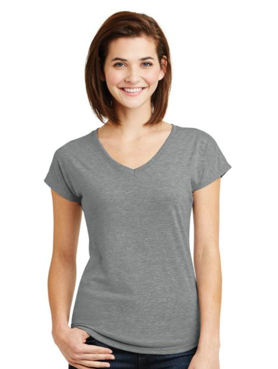 Anvil Vneck Ladies Triblend Tee 6750VL
