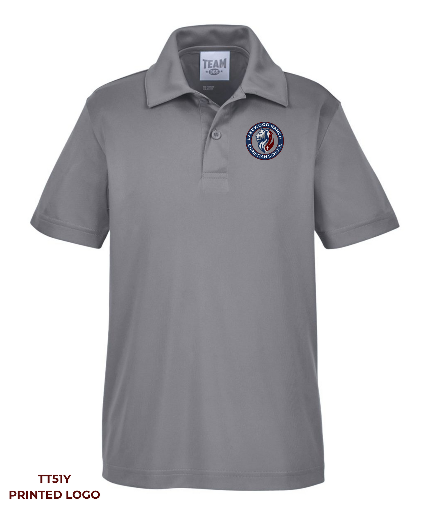 Lakewood Ranch Christian School - Team 365 - Youth and Adult Zone Performance Polo - TT51Y / TT51