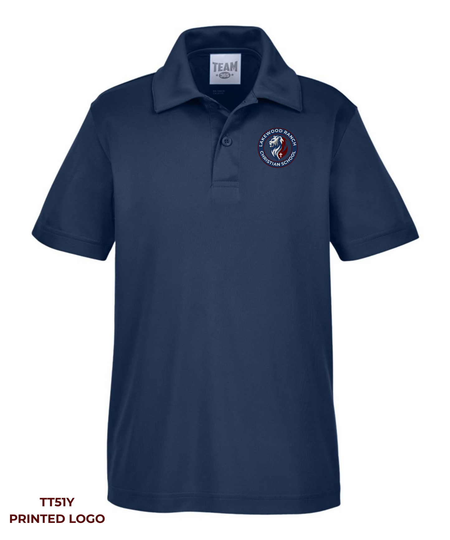 Lakewood Ranch Christian School - Team 365 - Youth and Adult Zone Performance Polo - TT51Y / TT51