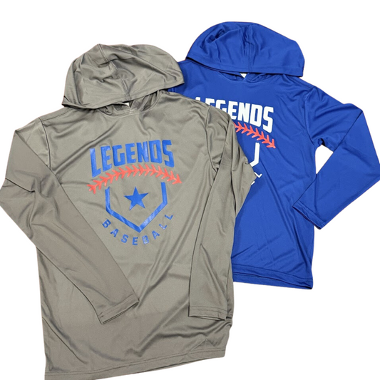Legends - Sport Tek Long Sleeve Hood Tee