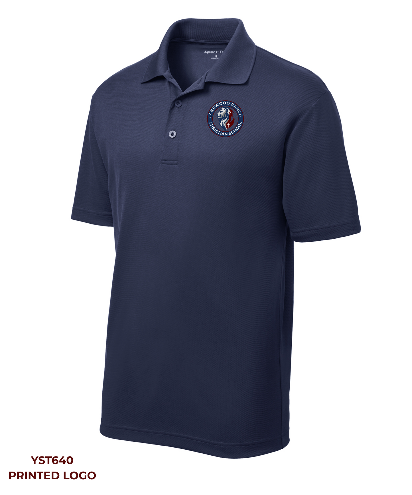 Lakewood Ranch Christian School - Sport-Tek® Youth and Adult PosiCharge® RacerMesh® Polo. YST640 / ST640