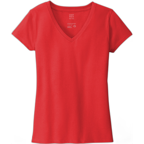 District ® Women's Re-Tee ™ V-Neck DT8001