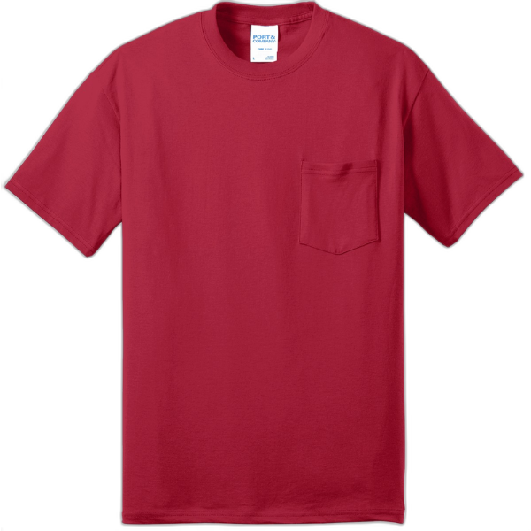 Port & Company® - Core Blend Pocket Tee. PC55P