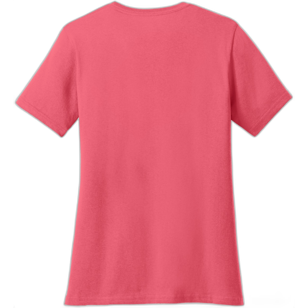 Port & Company® Ladies Core Cotton V-Neck Tee. LPC54V