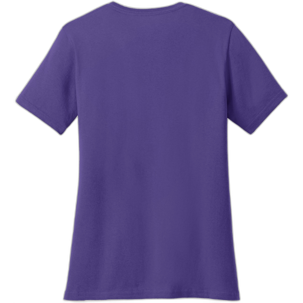 Port & Company® Ladies Core Cotton V-Neck Tee. LPC54V