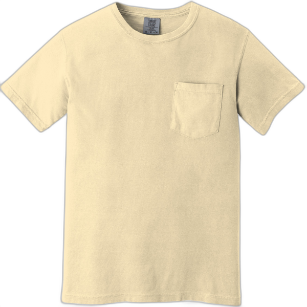 COMFORT COLORS ® Heavyweight Ring Spun Pocket Tee. 6030