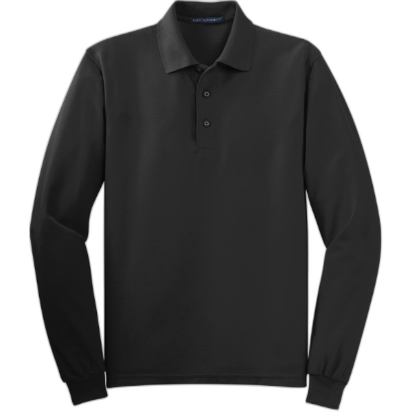 Port Authority® Silk Touch™ Long Sleeve Polo.  K500LS