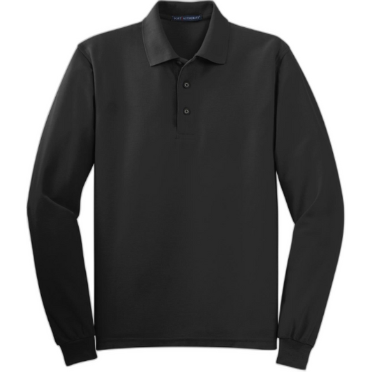 Port Authority® Silk Touch™ Long Sleeve Polo.  K500LS