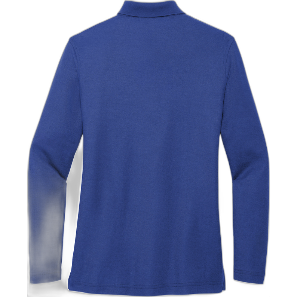 Port Authority® Ladies  Silk Touch™ Long Sleeve Polo.  L500LS