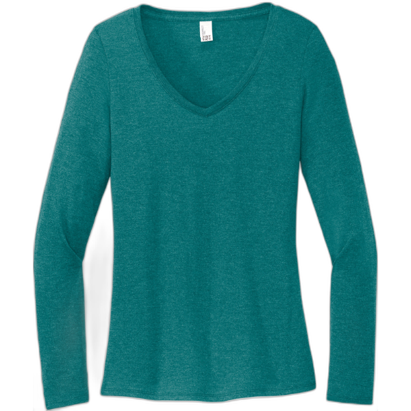 District® Women's Perfect Tri® Long Sleeve V-Neck Tee DT135