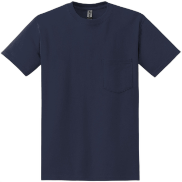 Gildan® - DryBlend® 50 Cotton/50 Poly Pocket T-Shirt. 8300