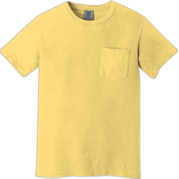 COMFORT COLORS ® Heavyweight Ring Spun Pocket Tee. 6030