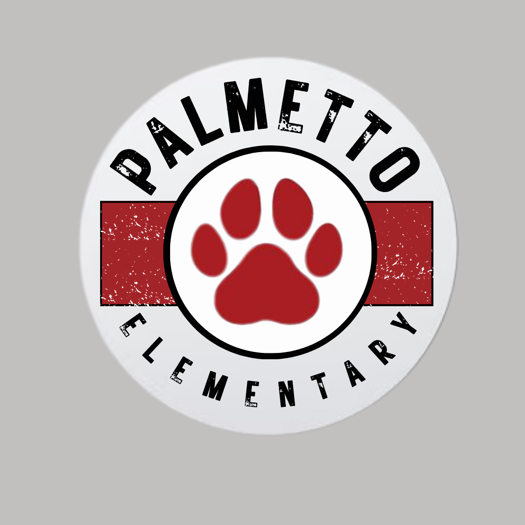 Palmetto Elementary School 4" Round Car Magnet