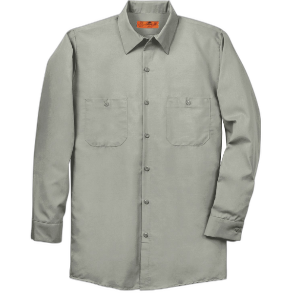 Red Kap® Long Sleeve Industrial Work Shirt.  SP14