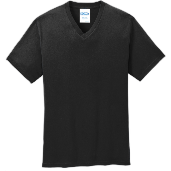 Port & Company® Core Cotton V-Neck Tee. PC54V