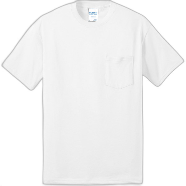 Port & Company® - Core Blend Pocket Tee. PC55P