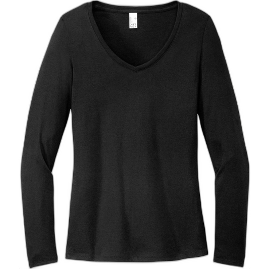 District® Women's Perfect Tri® Long Sleeve V-Neck Tee DT135