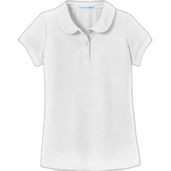 Port Authority® Girls Silk Touch™ Peter Pan Collar Polo. YG503