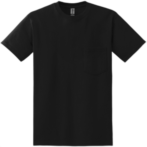 Gildan® - DryBlend® 50 Cotton/50 Poly Pocket T-Shirt. 8300